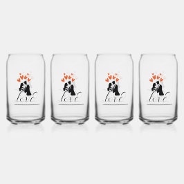 Vaso Con Forma De Lata Juego de artículos para bebidas - Annivers Boda