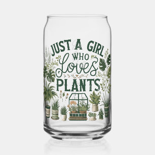 Vaso Con Forma De Lata Juego de bebidas de personalizado Plant Lover