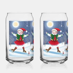 Vaso Con Forma De Lata Juego de bebidas divertido Happy Elf