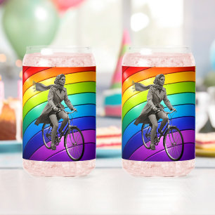 Vaso Con Forma De Lata Juego de cristalería de arte pop retro para jinete