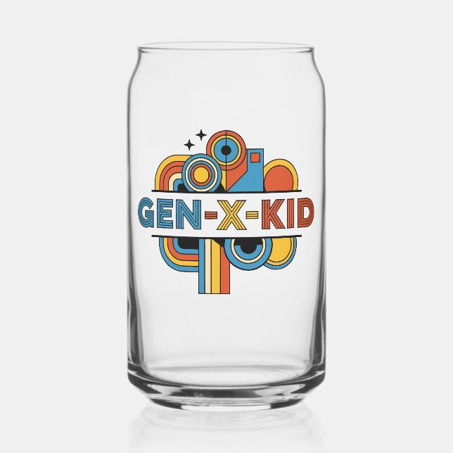 Vaso Con Forma De Lata Juego de cristalería para bebidas (Anverso)