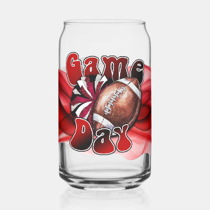 Vaso Con Forma De Lata Juego de día rojo y negro