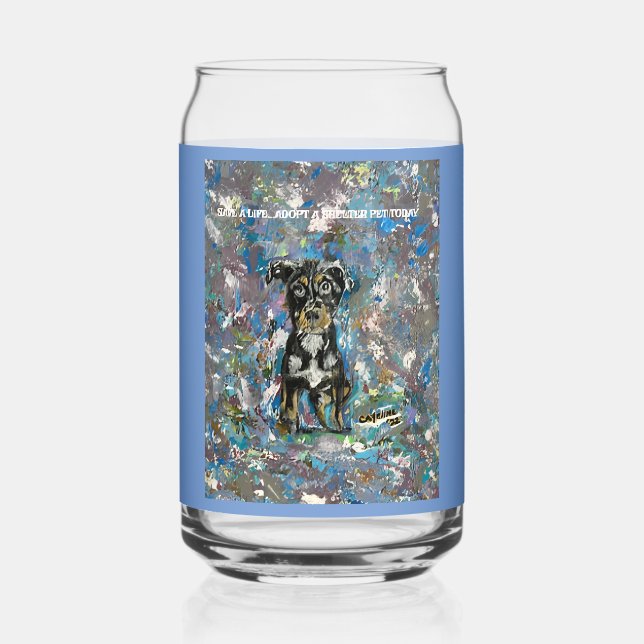 Vaso Con Forma De Lata Juego de Drinkware (Anverso)