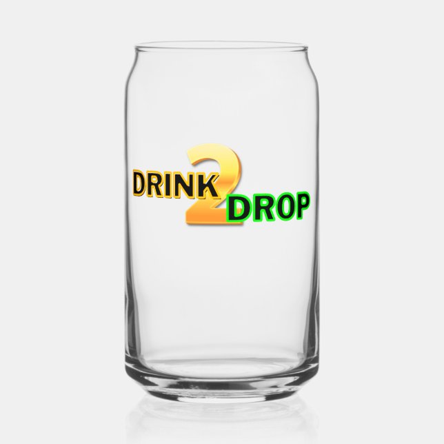 Vaso Con Forma De Lata Juego de Drinkware (Anverso)