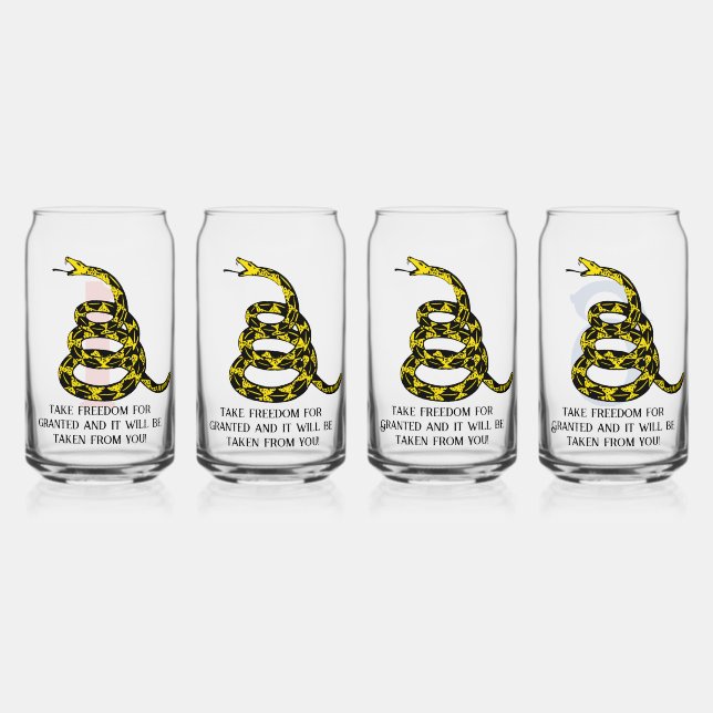 Vaso Con Forma De Lata Juego de Drinkware (Anverso)