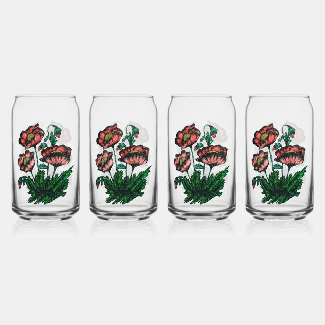 Vaso Con Forma De Lata Juego de Drinkware (Anverso)