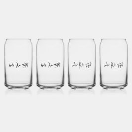 Vaso Con Forma De Lata Juego de Drinkware