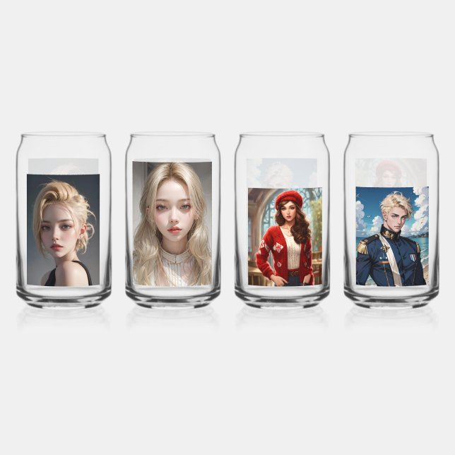 Vaso Con Forma De Lata Juego de Drinkware (Anverso)