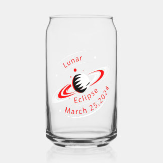 Vaso Con Forma De Lata Juego de Drinkware Solar Eclipse 25 de marzo de 20