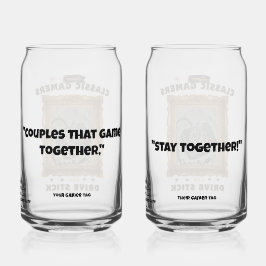 Vaso Con Forma De Lata Juego de Parejas de Visión Groovy para Jugadores C