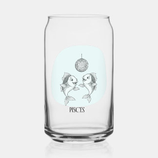 Vaso Con Forma De Lata Juego de vajilla de disco de Piscis divertido
