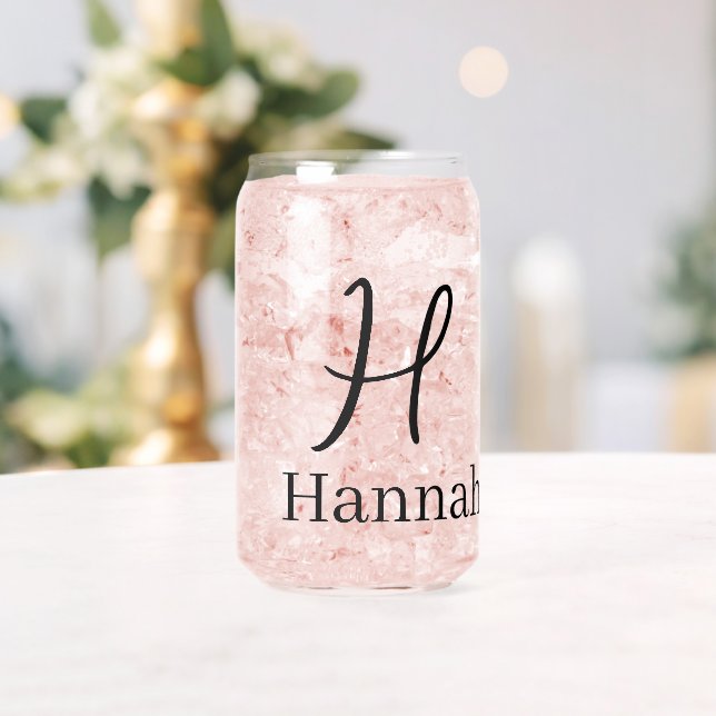 Vaso Con Forma De Lata Juego de Vajilla Letra H (Insitu (Boda))