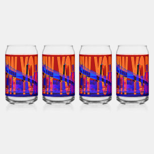 Vaso Con Forma De Lata Juego de vajilla para bebidas