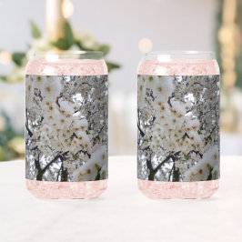 Vaso Con Forma De Lata Juego de vajilla para bebidas Flor de Nieve