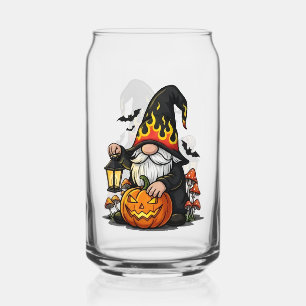 Vaso Con Forma De Lata Juego de Vajilla para Bebidas Gnomo de Halloween