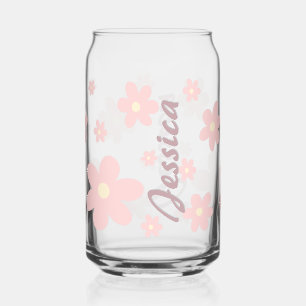 Vaso Con Forma De Lata Juego personalizado de bebidas de margarita rosada