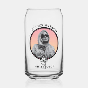 Vaso Con Forma De Lata Junte tu m***da - El Lotus blanco