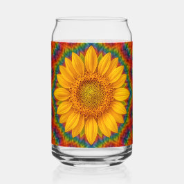 Vaso Con Forma De Lata Kaleidoscope Sunflower 