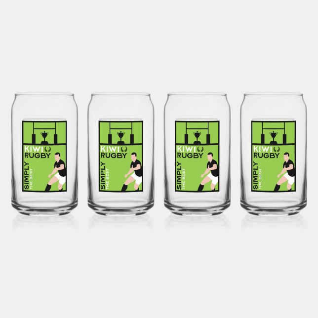 Vaso Con Forma De Lata Kiwi NZ Rugby (Anverso)