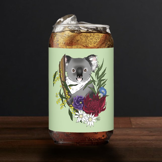 Vaso Con Forma De Lata Koala Bear Green (Subido por el creador)