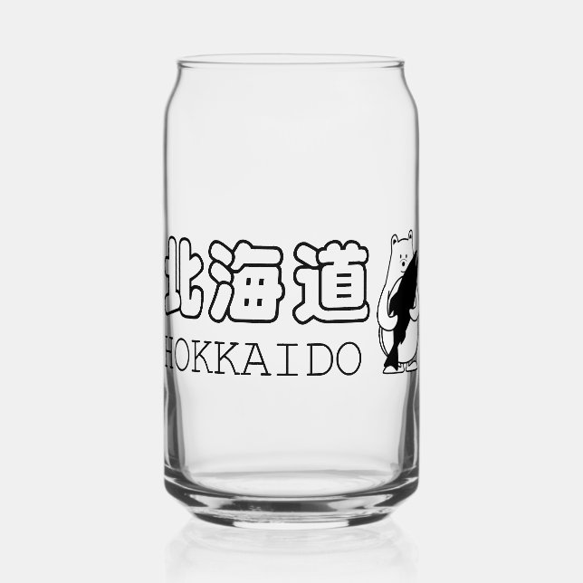 Vaso Con Forma De Lata kumapen Hokkaido (Anverso)