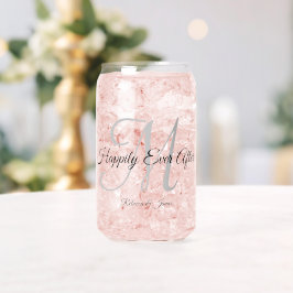 Vaso Con Forma De Lata La caligrafía se monogramó con alegría en la histo