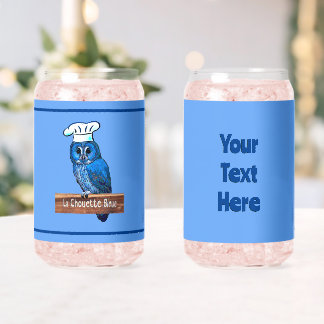 Vaso Con Forma De Lata La Chouette Bleue Cafe