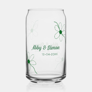 Vaso Con Forma De Lata La coincidencia perfecta añada el nombre de pareja