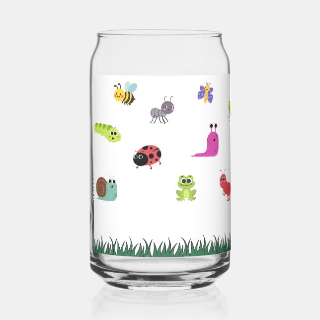 Vaso Con Forma De Lata la colección de insectos (Anverso)
