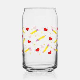 Vaso Con Forma De Lata La escuela educativa puede envolver vidrio