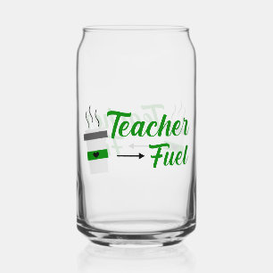 Vaso Con Forma De Lata La escuela educativa puede envolver vidrio