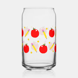 Vaso Con Forma De Lata La escuela educativa puede envolver vidrio