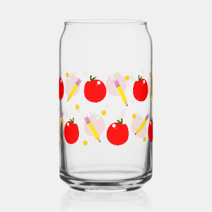 Vaso Con Forma De Lata La escuela educativa puede envolver vidrio