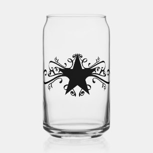 Vaso Con Forma De Lata La estrella solitaria acentuada