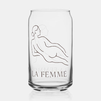 Vaso Con Forma De Lata La Femme - Minimalista elegante