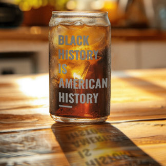 Vaso Con Forma De Lata La Historia Negra Es Historia Estadounidense - Can