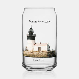 Vaso Con Forma De Lata La luz del río Detroit puede ser cristal