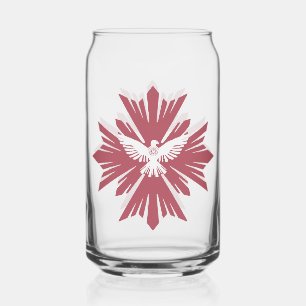 Vaso Con Forma De Lata La paloma divina de la paz