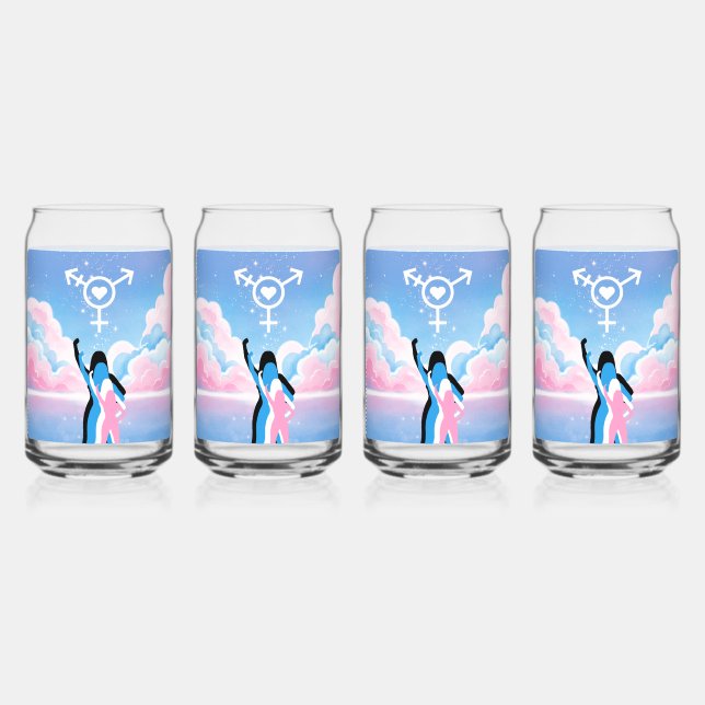 Vaso Con Forma De Lata La señal trans (Reverso)