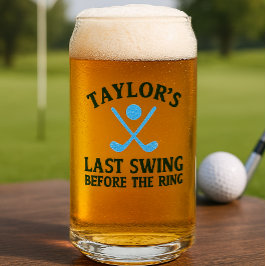 Vaso Con Forma De Lata La Última Swing Antes Del Bachiller En Golf Ring