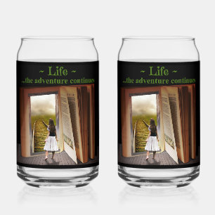 Vaso Con Forma De Lata La vida, la aventura continúa