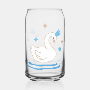 Vaso Con Forma De Lata Lago encantado - Cisne elegante