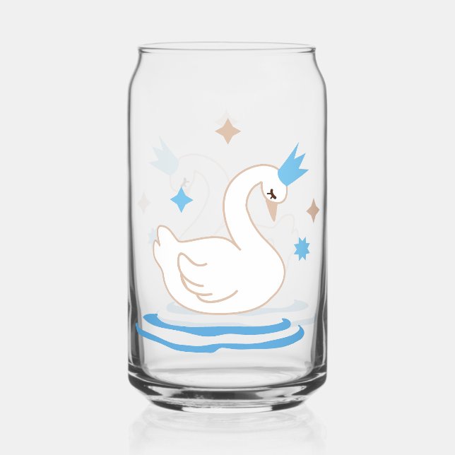 Vaso Con Forma De Lata Lago encantado - Cisne elegante (Anverso)