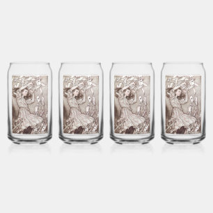 Vaso Con Forma De Lata Las aventuras de Alicia Vintage en el País de las