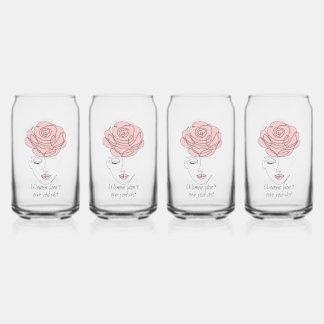 Vaso Con Forma De Lata Las mujeres no te deben tus lentes