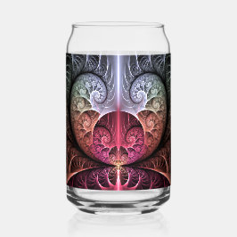 Vaso Con Forma De Lata Latido, Arte fractal surrealista abstracto