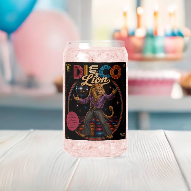 Vaso Con Forma De Lata León Disco (Insitu (Baby Shower))