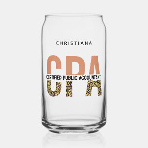 Vaso Con Forma De Lata Leopardo de contabilidad pública certificado por e