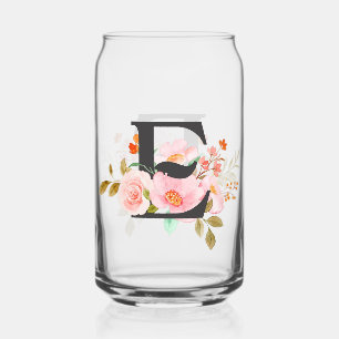 Vaso Con Forma De Lata Letra E Puede Vidrio