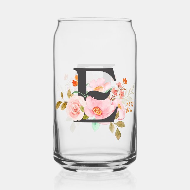 Vaso Con Forma De Lata Letra E Puede Vidrio (Anverso)